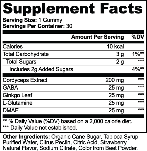Cordyceps Energy Gummies | STAHlin RADIANCE