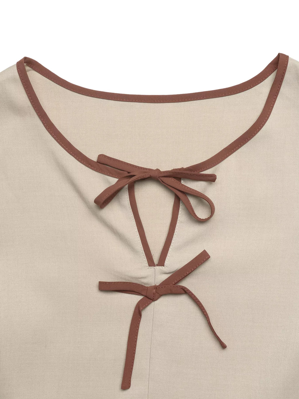 Bow Front Ruffle Hem Blouse | STAHlin RADIANCE