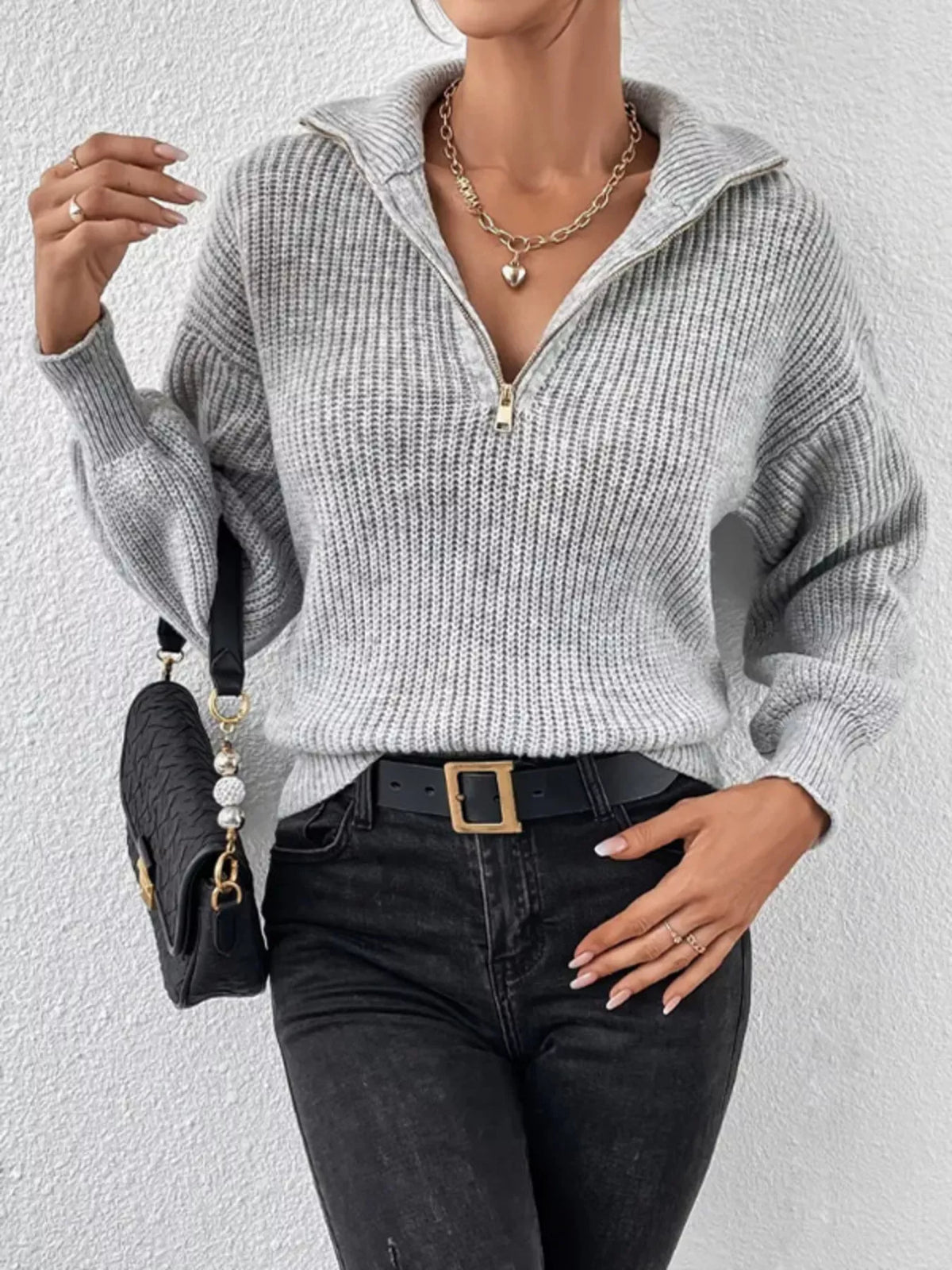 The Wren Drop-Shoulder Sweater | STAHlin RADIANCE