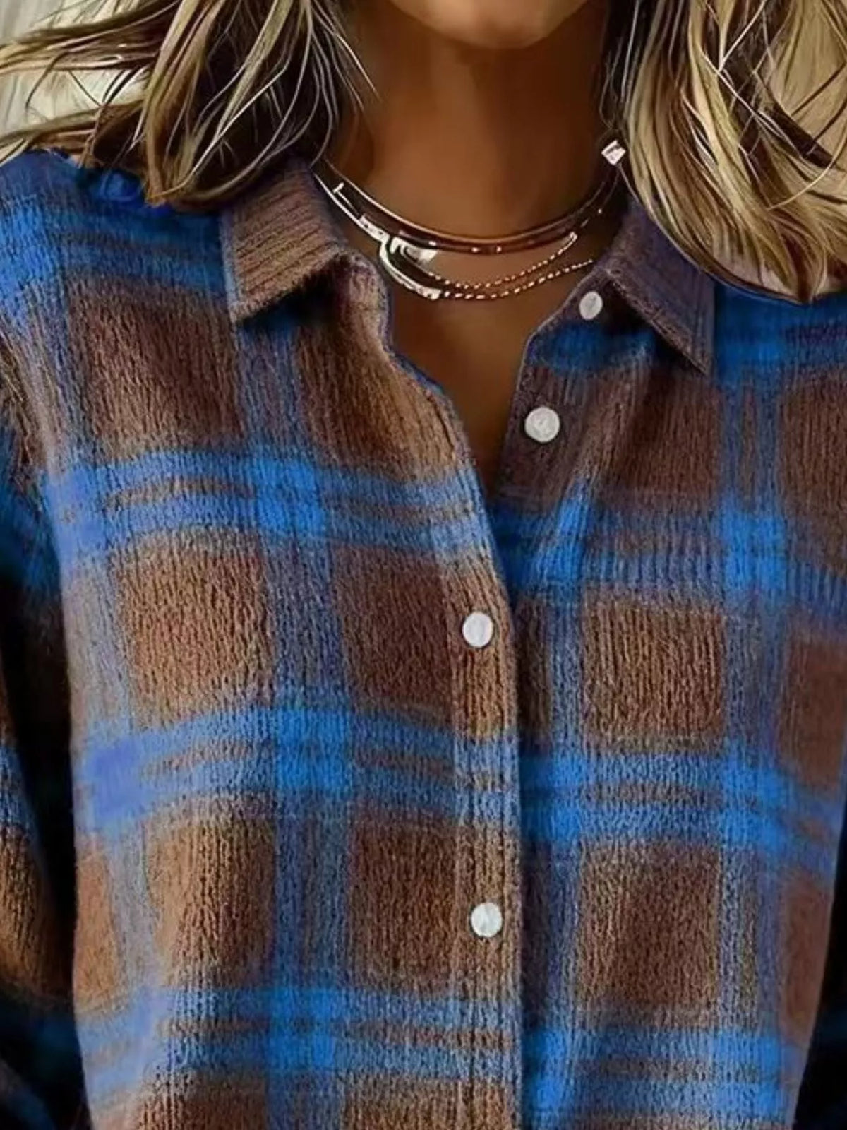 The Plaid Knit Cardigan | STAHlin RADIANCE