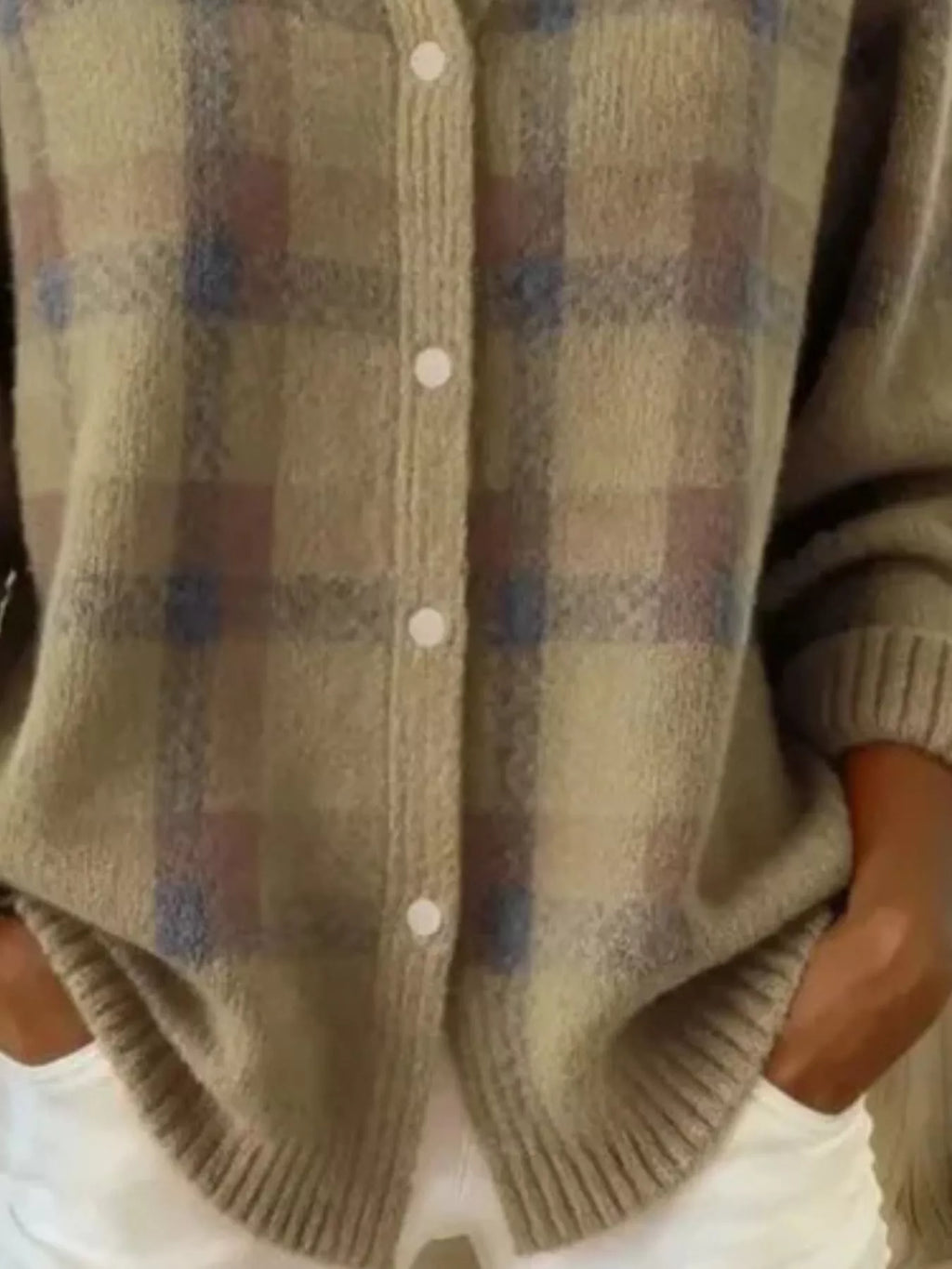 The Plaid Knit Cardigan | STAHlin RADIANCE