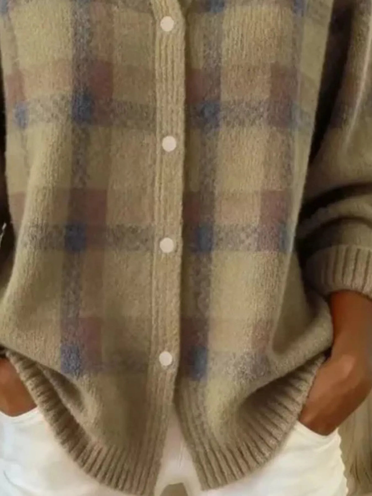 The Plaid Knit Cardigan | STAHlin RADIANCE