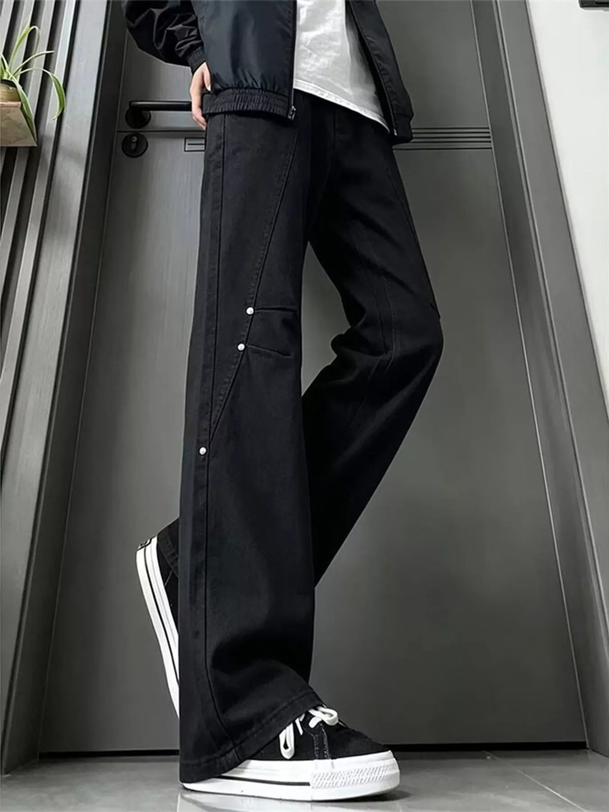 Men's Full Size Vintage Wide-Leg Jeans Plus Size | STAHlin RADIANCE