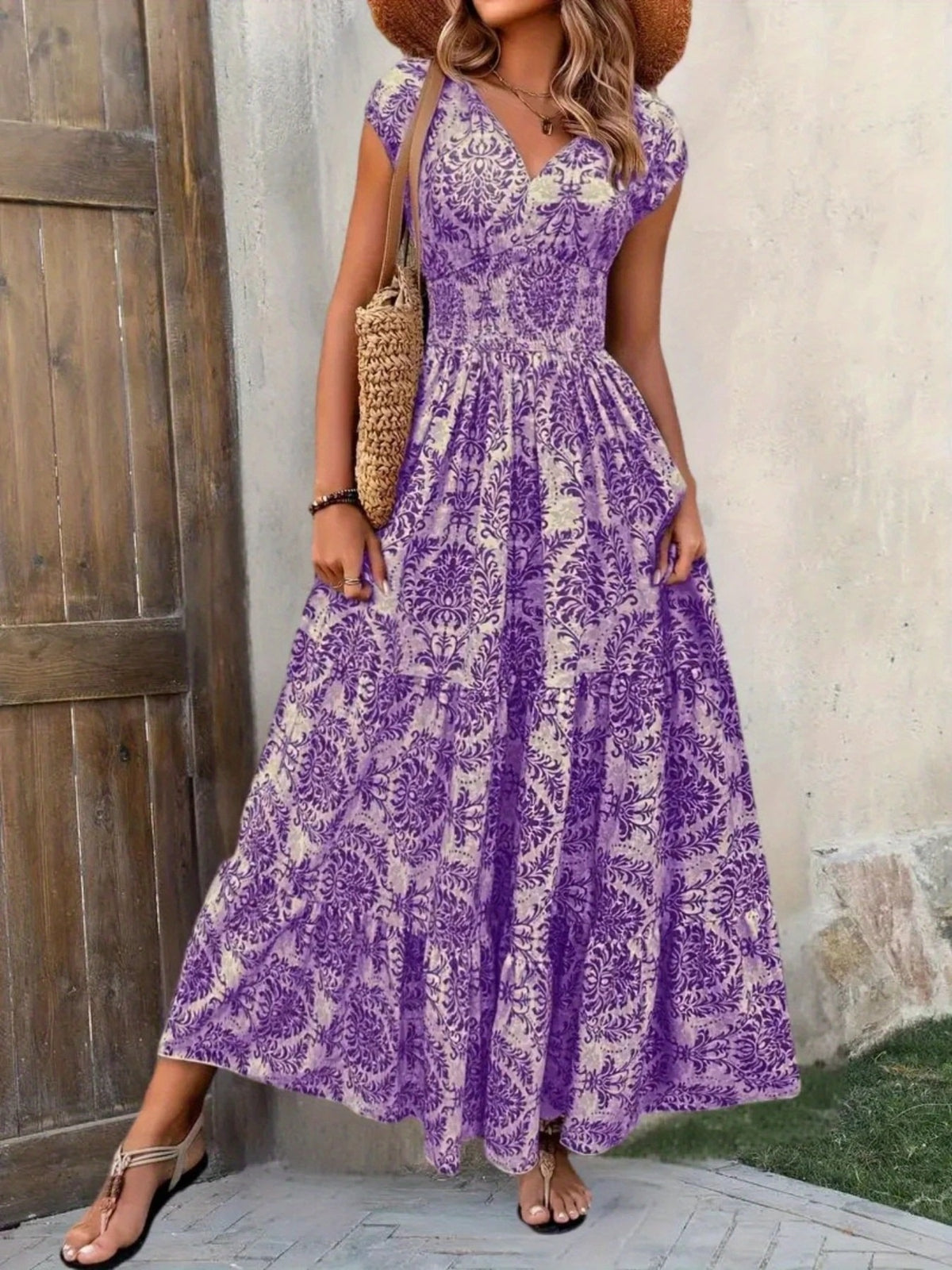 The Flora Cap Sleeve Maxi | STAHlin RADIANCE