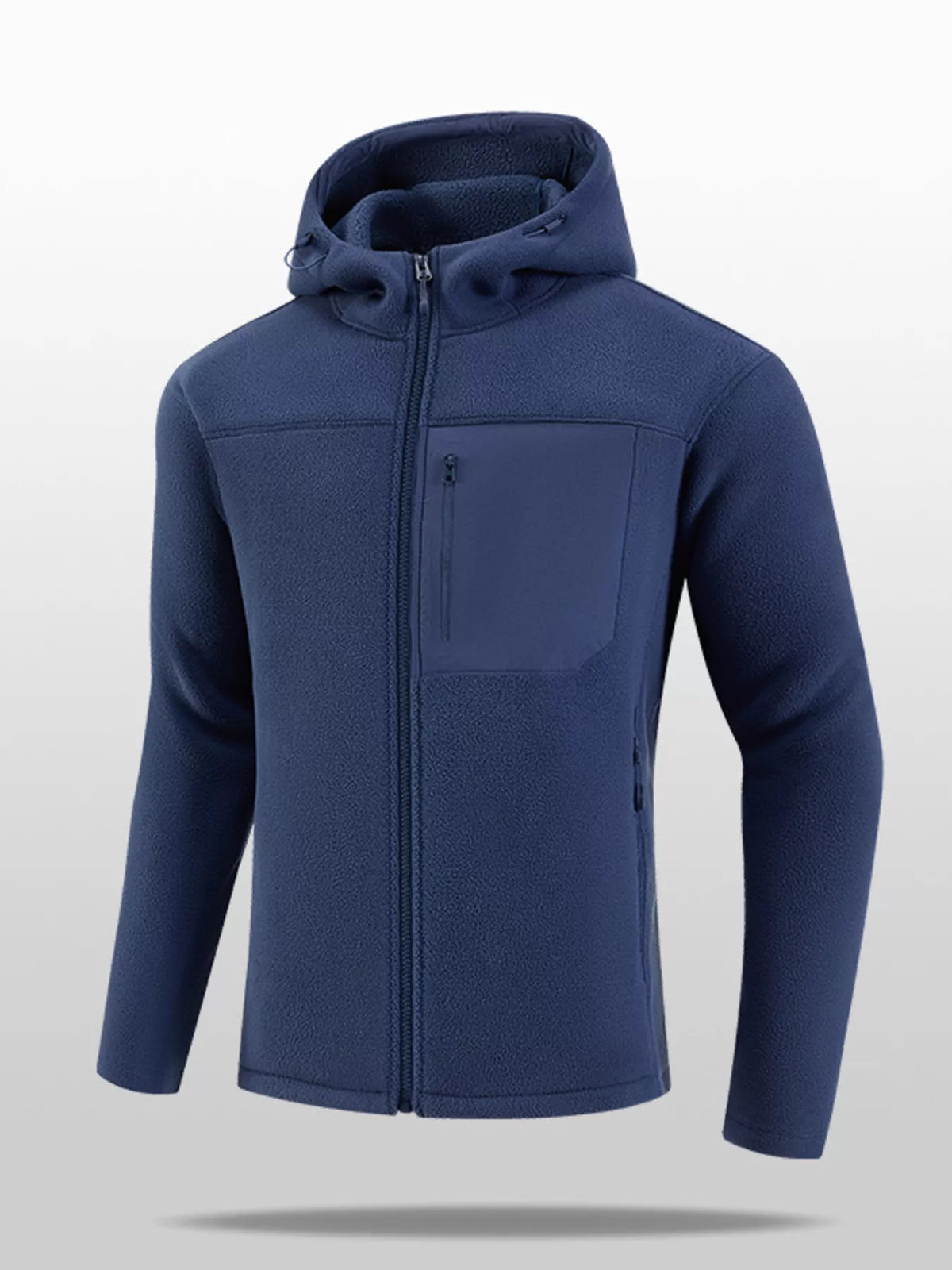 Men's Plus Size Hooded Fleece Full-Zip Jacket | STAHlin RADIANCE