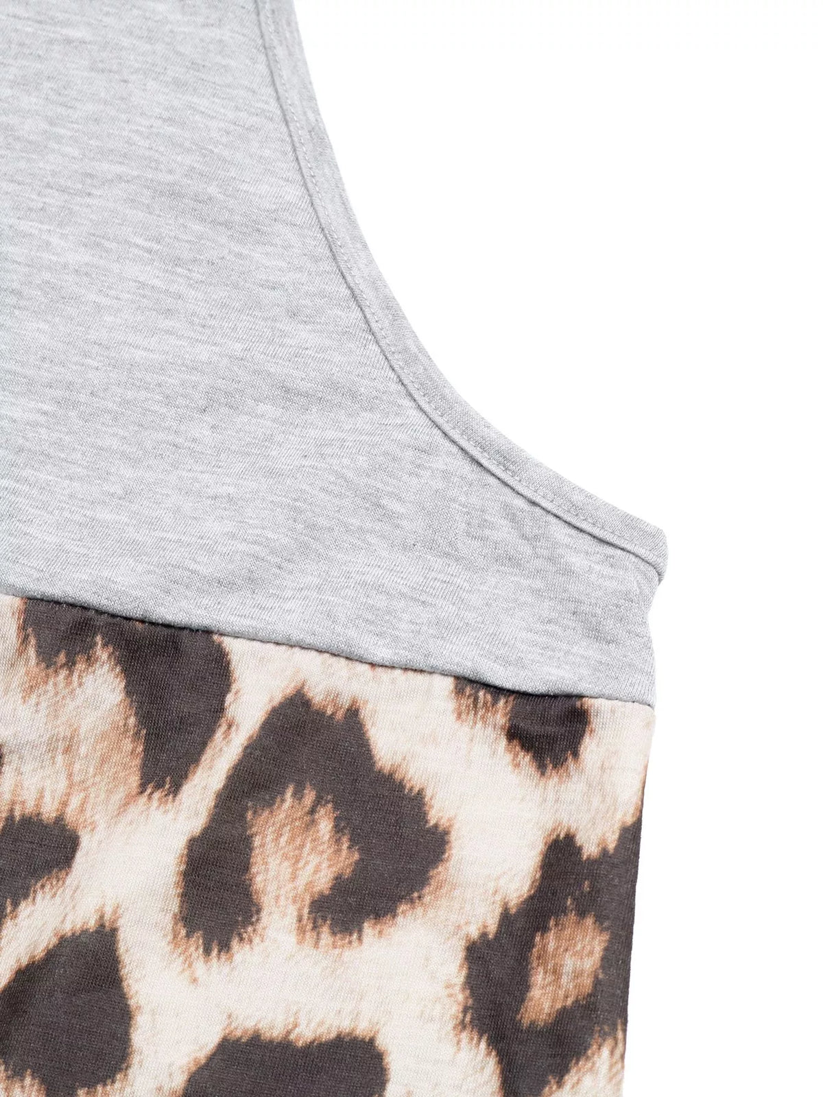 Leopard Print Color Block Tank | STAHlin RADIANCE