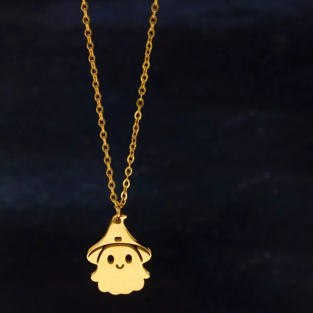 Halloween Ghost Pendant Necklace | STAHlin RADIANCE