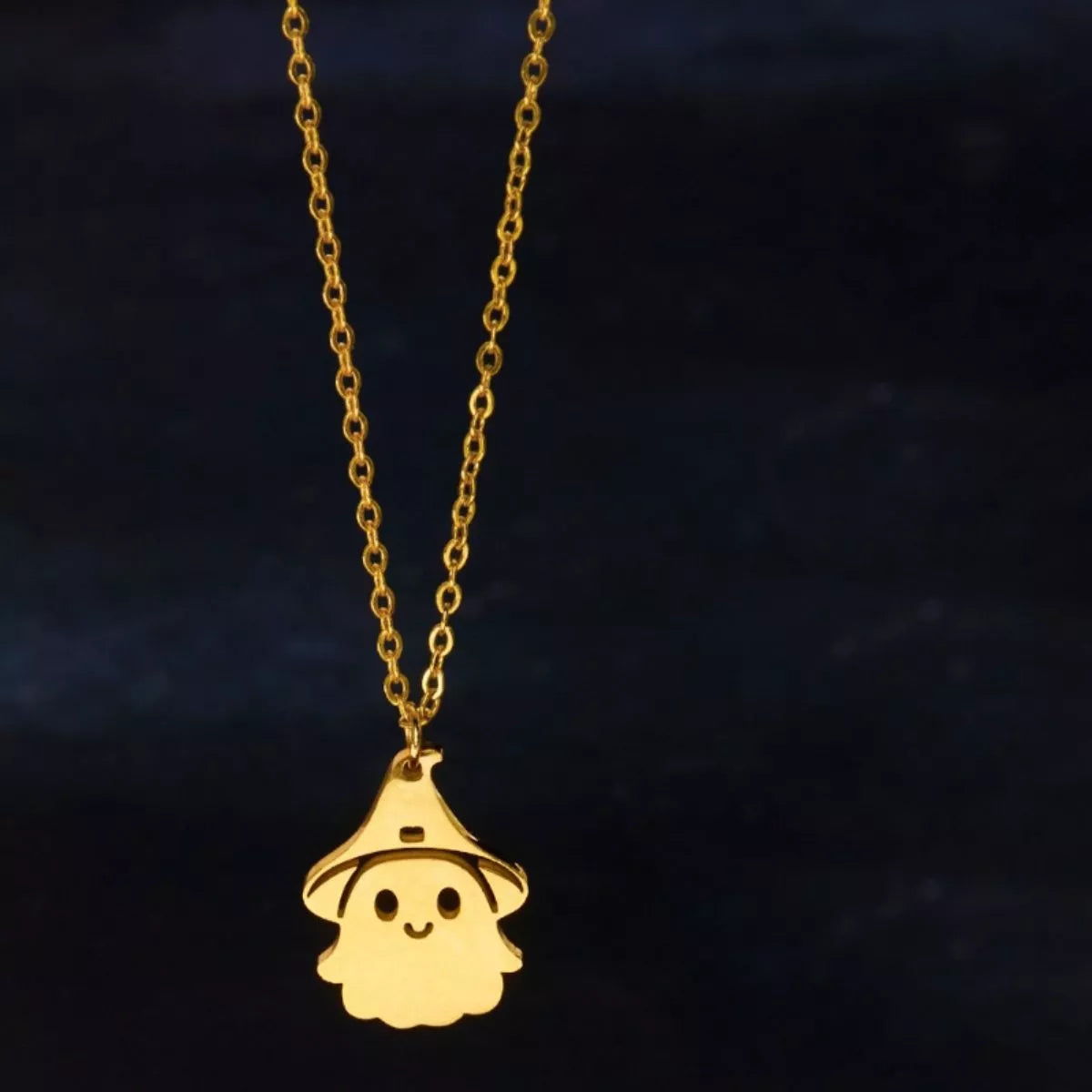 Halloween Ghost Pendant Necklace | STAHlin RADIANCE