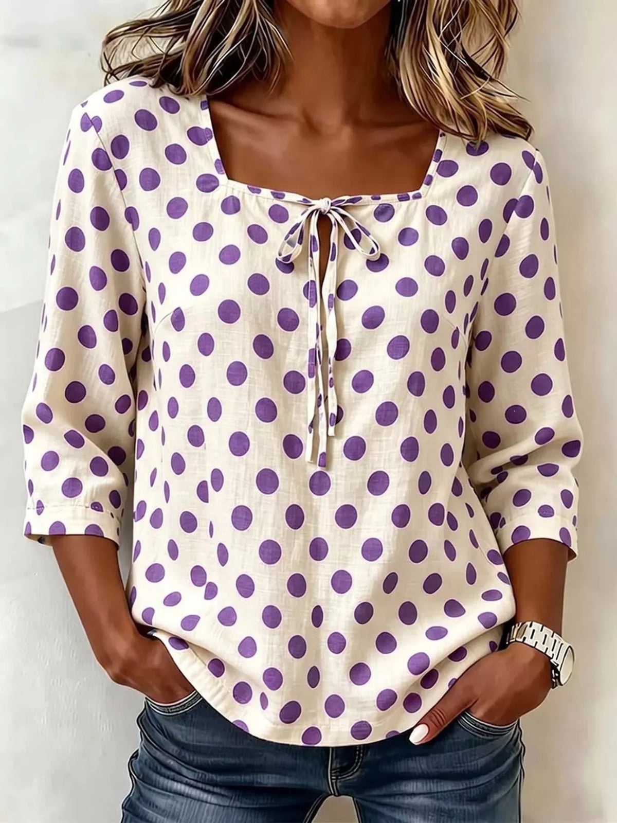 The Darcy Square Neck Blouse | STAHlin RADIANCE