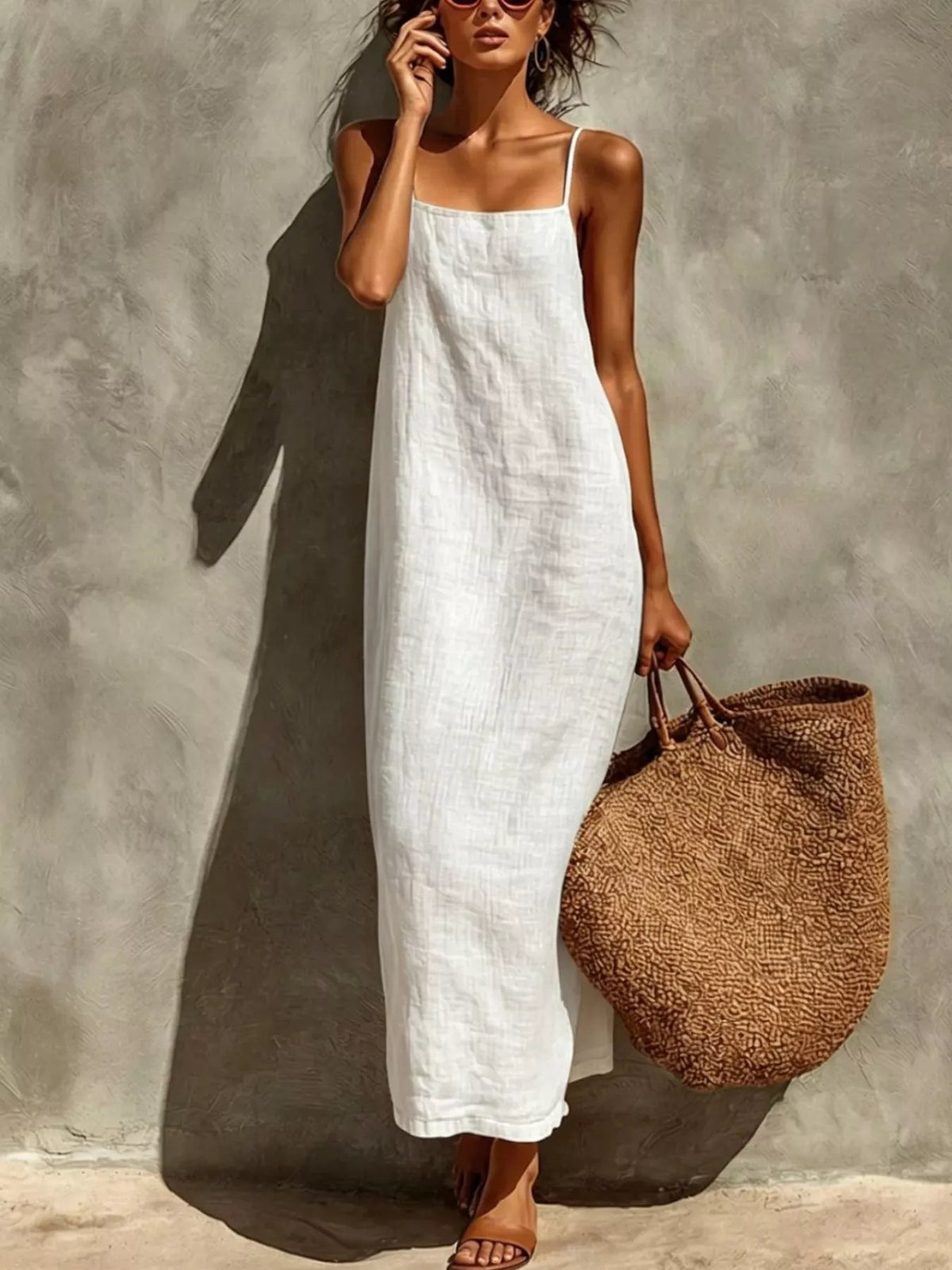 The Sloane Linen Maxi Dress | STAHlin RADIANCE