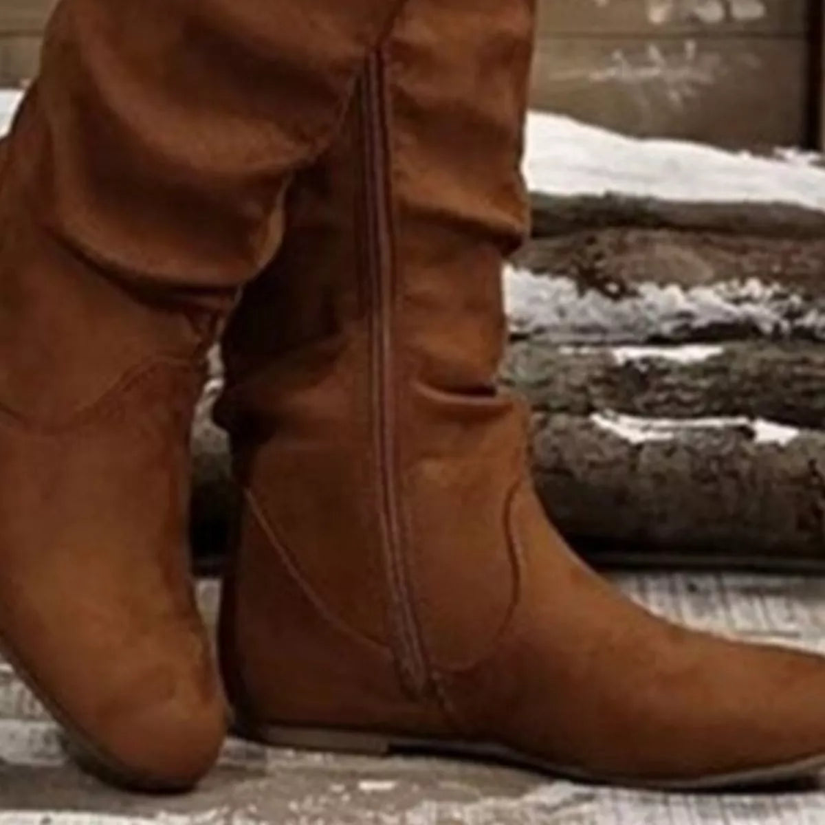 Size Zip Slouchy Boots | STAHlin RADIANCE