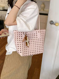 Woven Hollow-Out Shoulder Bag | STAHlin RADIANCE