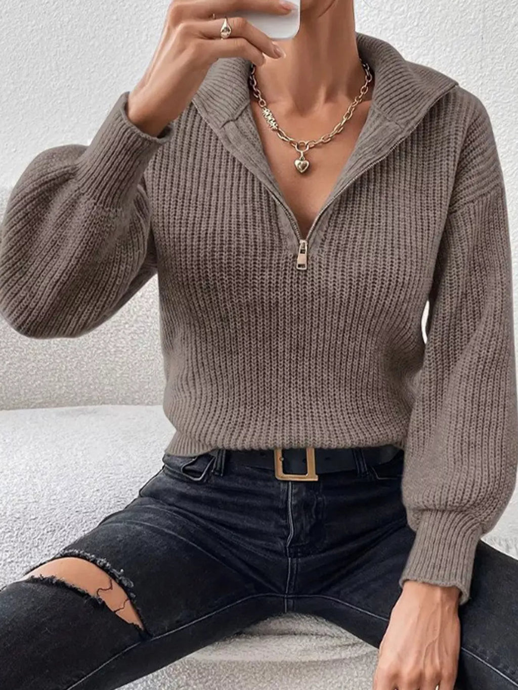 The Wren Drop-Shoulder Sweater | STAHlin RADIANCE
