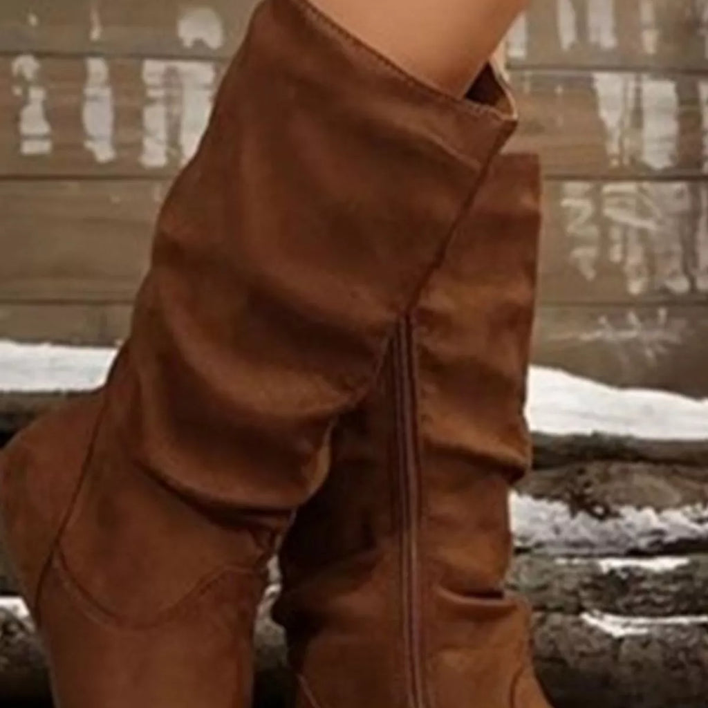 Size Zip Slouchy Boots | STAHlin RADIANCE