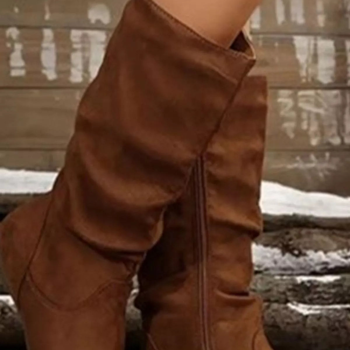 Size Zip Slouchy Boots | STAHlin RADIANCE