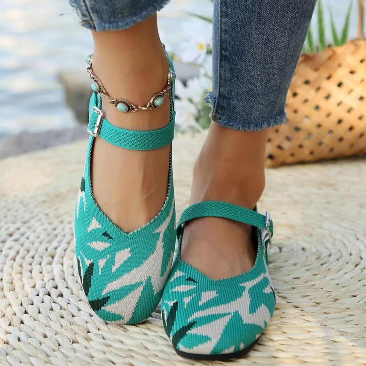 Round Toe Mesh Slip-Ons | STAHlin RADIANCE