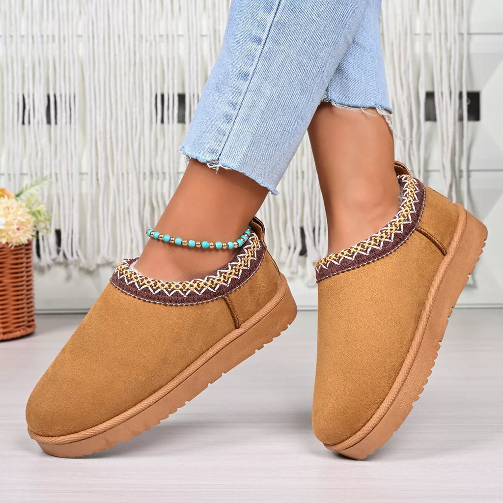 Round Toe Platform Ankle Boots | STAHlin RADIANCE