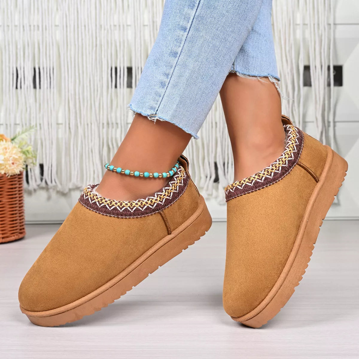 Round Toe Platform Ankle Boots | STAHlin RADIANCE