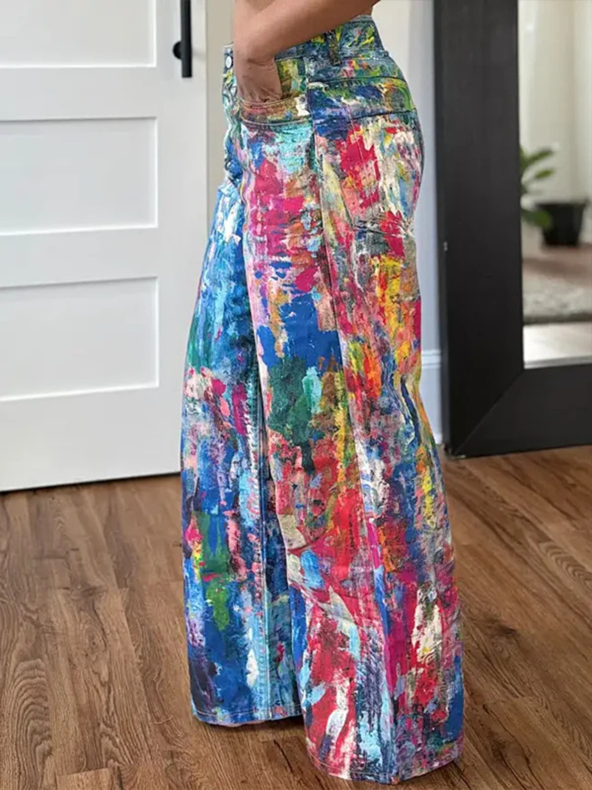Painted Wide Leg Pants | STAHlin RADIANCE