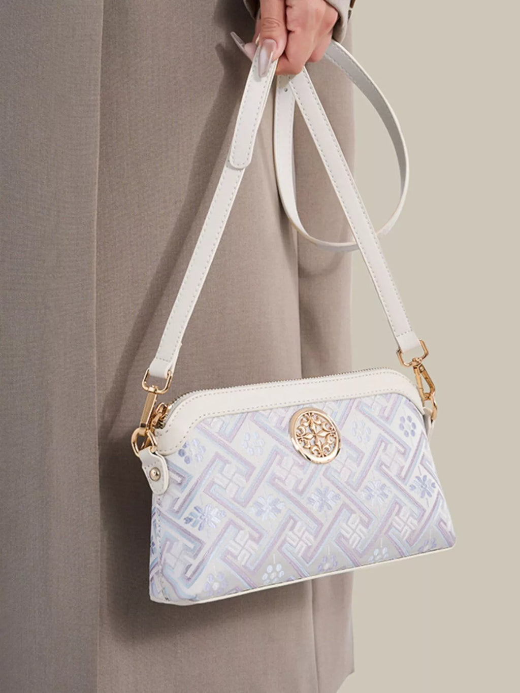 Geometric Pattern Crossbody Bag | STAHlin RADIANCE