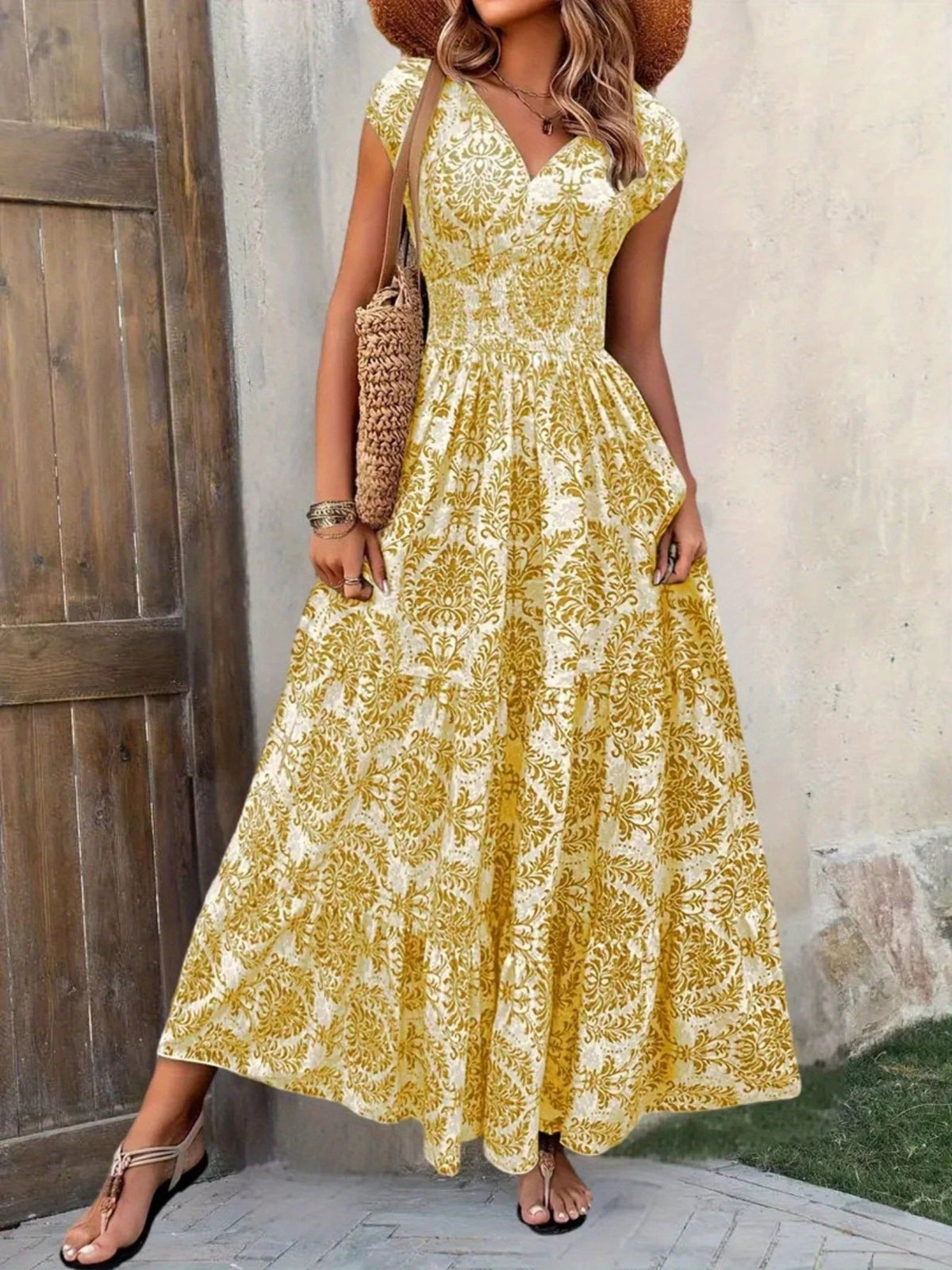 The Flora Cap Sleeve Maxi | STAHlin RADIANCE