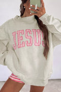 JESUS Crew Neck Sweatshirt | STAHlin RADIANCE