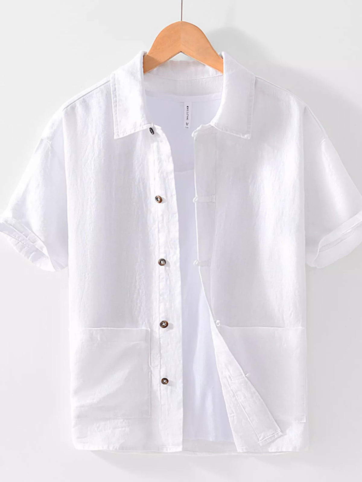 Men's Plus Size Casual Button Down Short Sleeve Shirt | STAHlin RADIANCE