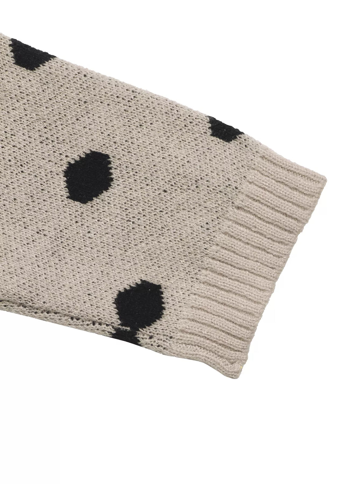 Polka Dot Dropped Shoulder Sweater | STAHlin RADIANCE
