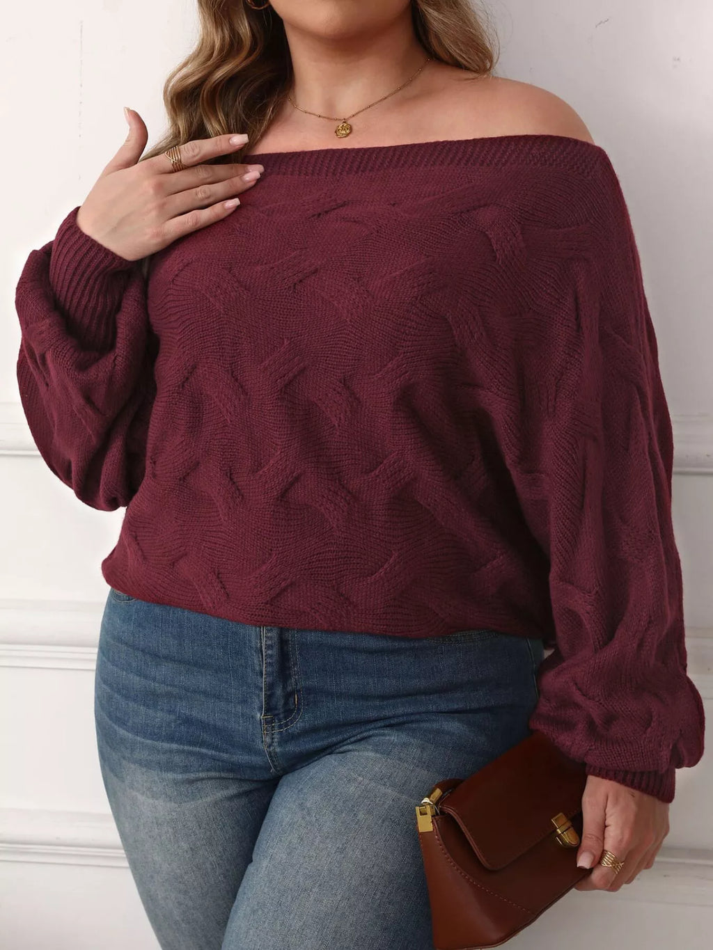 The Ophelia Off-Shoulder Sweater | STAHlin RADIANCE
