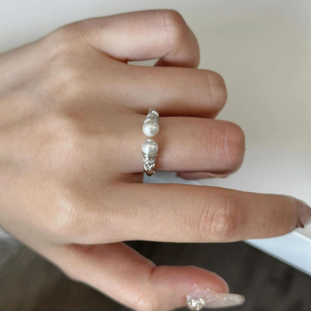 The Pearl Cuff Ring | STAHlin RADIANCE