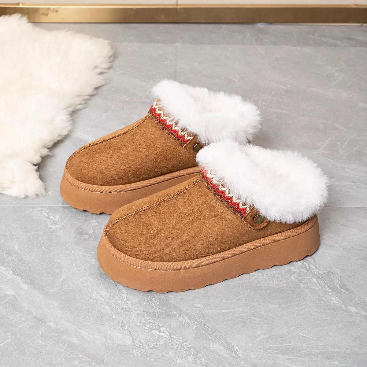 Round Toe Platform Ankle Boots | STAHlin RADIANCE
