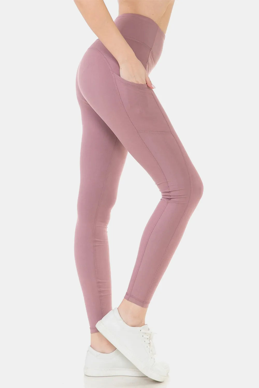 Leggings Depot Wide Waistband High Waist Leggings | STAHlin RADIANCE