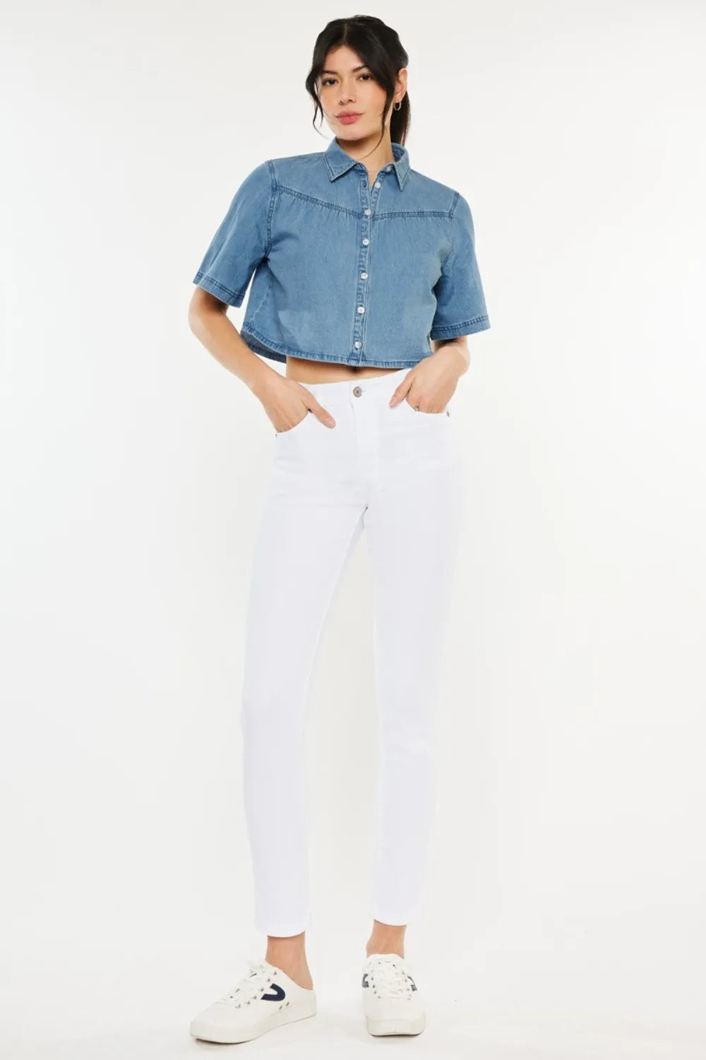 Kancan High Rise Ankle Skinny Jeans | STAHlin RADIANCE
