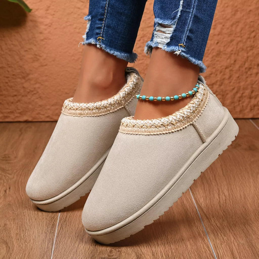 Round Toe Platform Ankle Boots | STAHlin RADIANCE