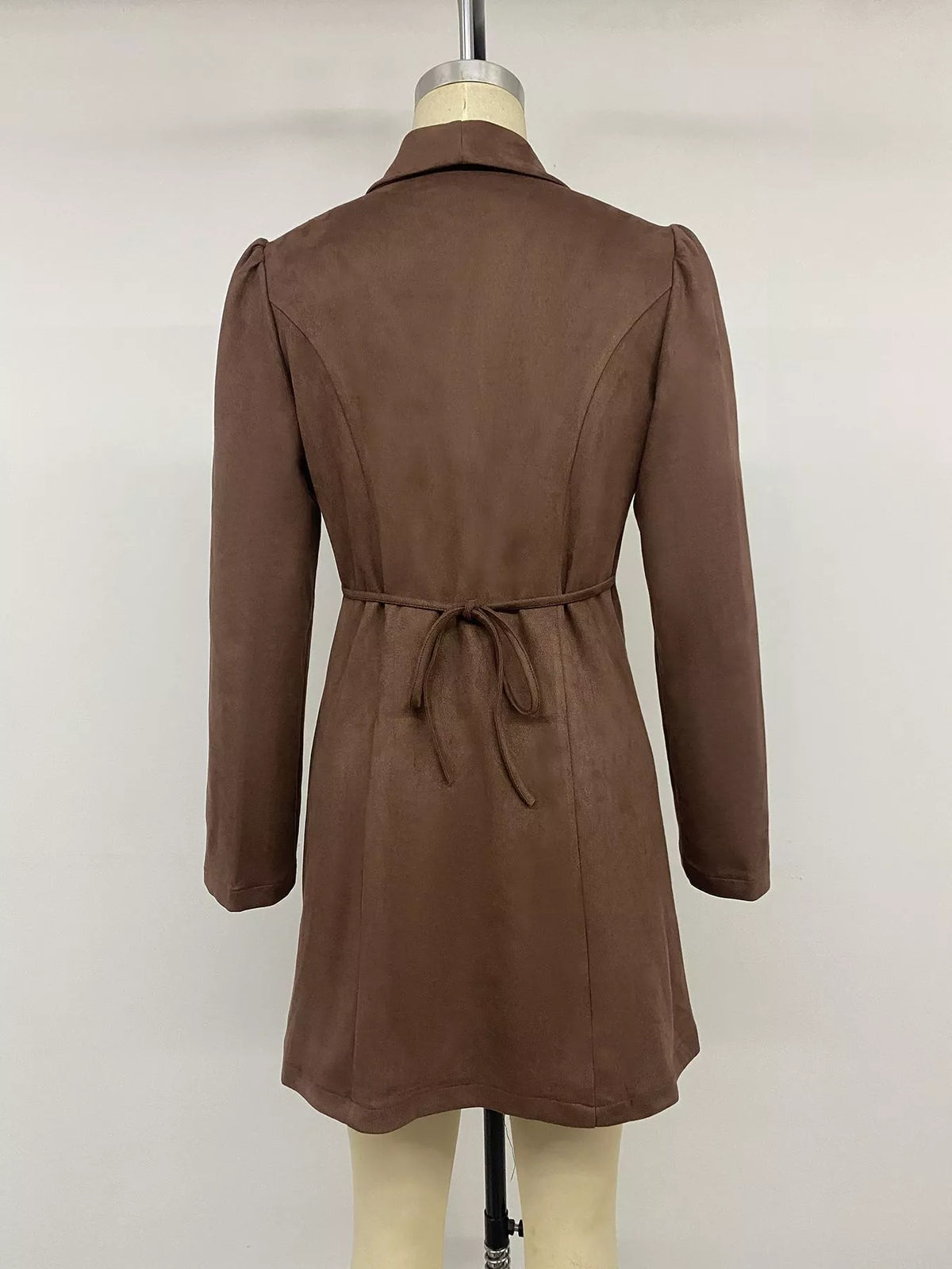 Button-Front Long Sleeve Blazer Dress | STAHlin RADIANCE