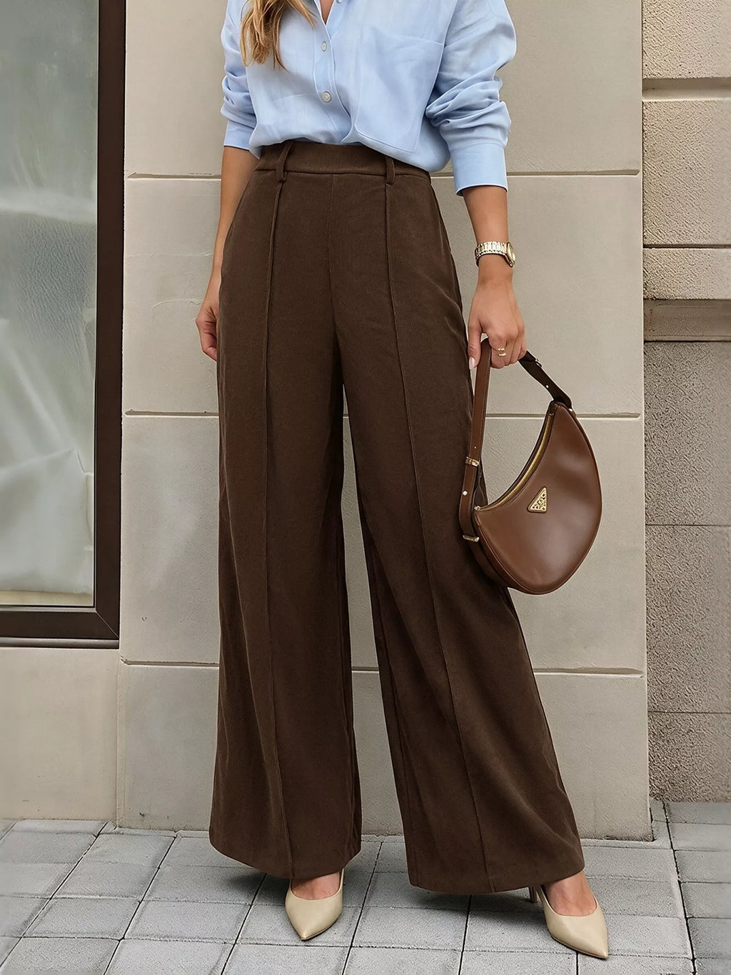 High-Waisted Wide-Leg Pants | STAHlin RADIANCE