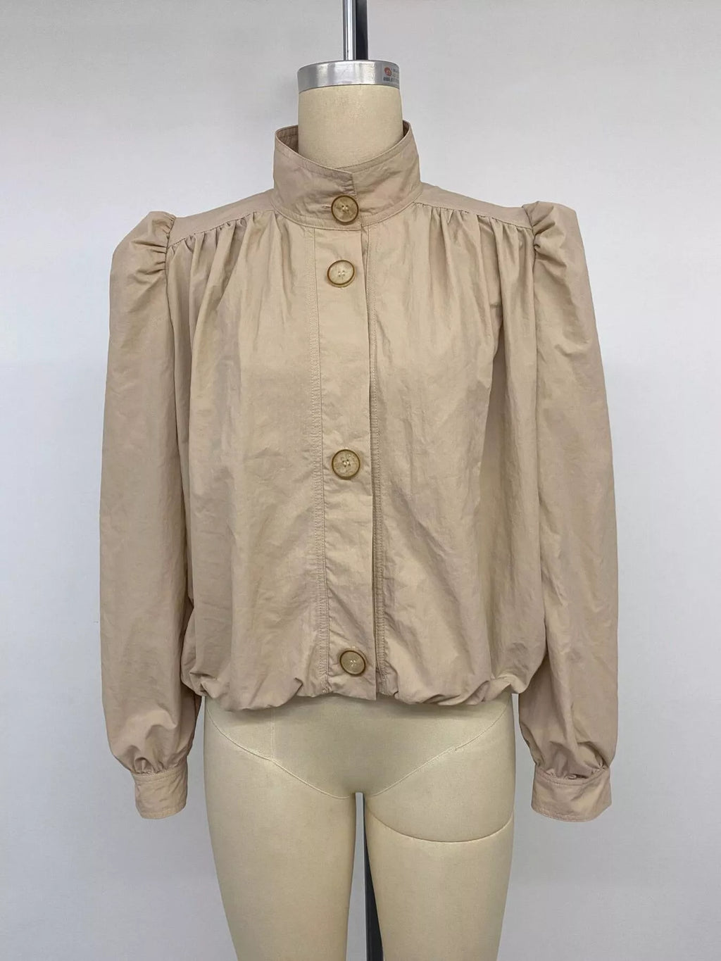 Button-Down Puff-Sleeve Jacket | STAHlin RADIANCE