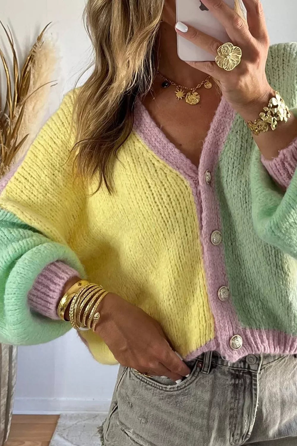 The Patchwork Knit Cardigan | STAHlin RADIANCE