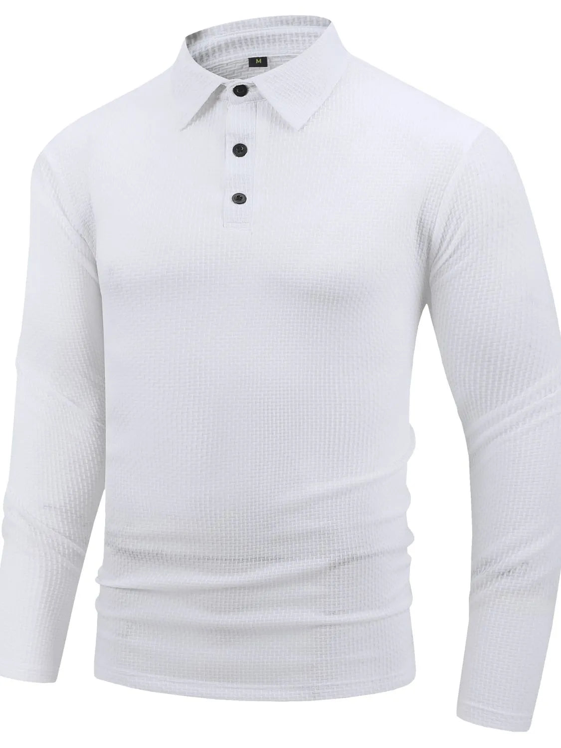 Men's Full Size Button Detail Long Sleeve Top Plus Size | STAHlin RADIANCE