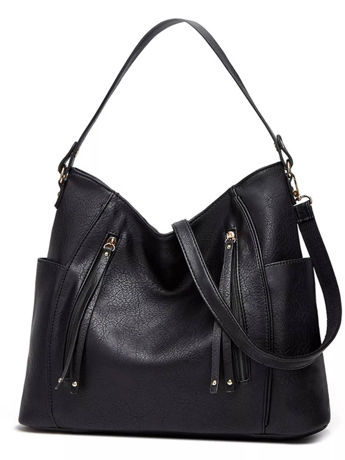 Leather Casual Shoulder Bag | STAHlin RADIANCE