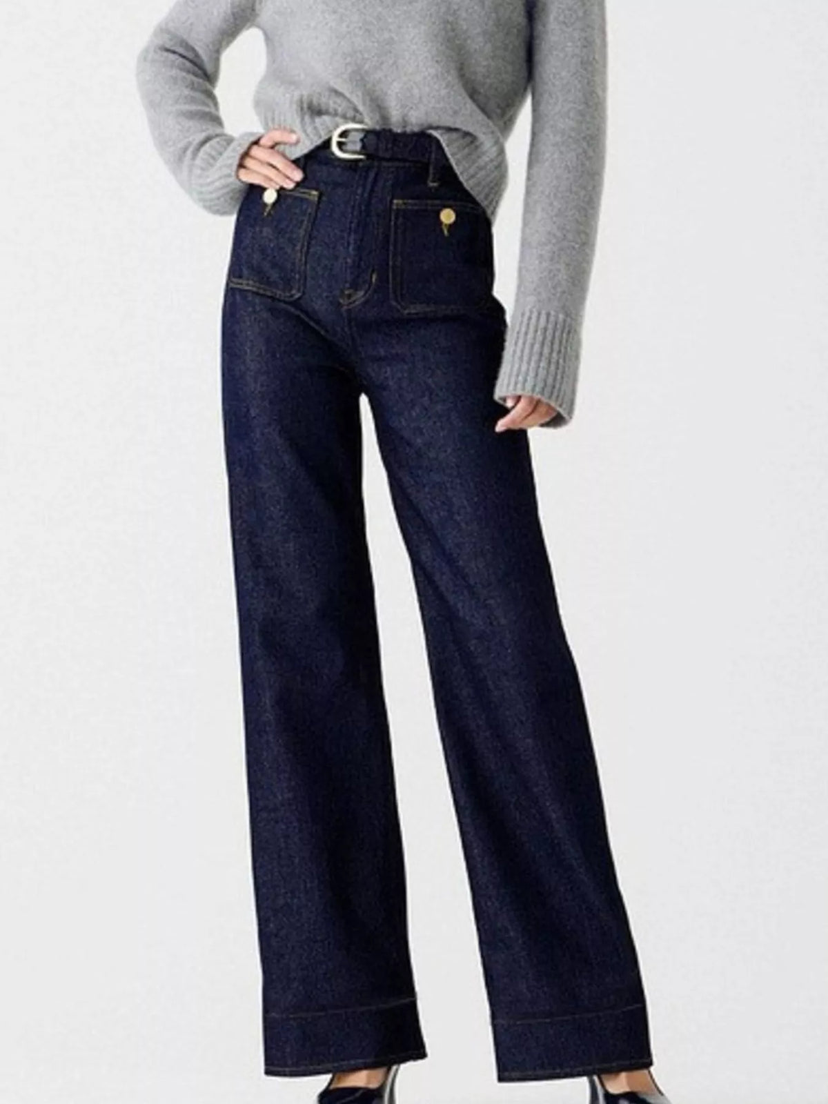 High-Waisted Jeans with Pockets | STAHlin RADIANCE