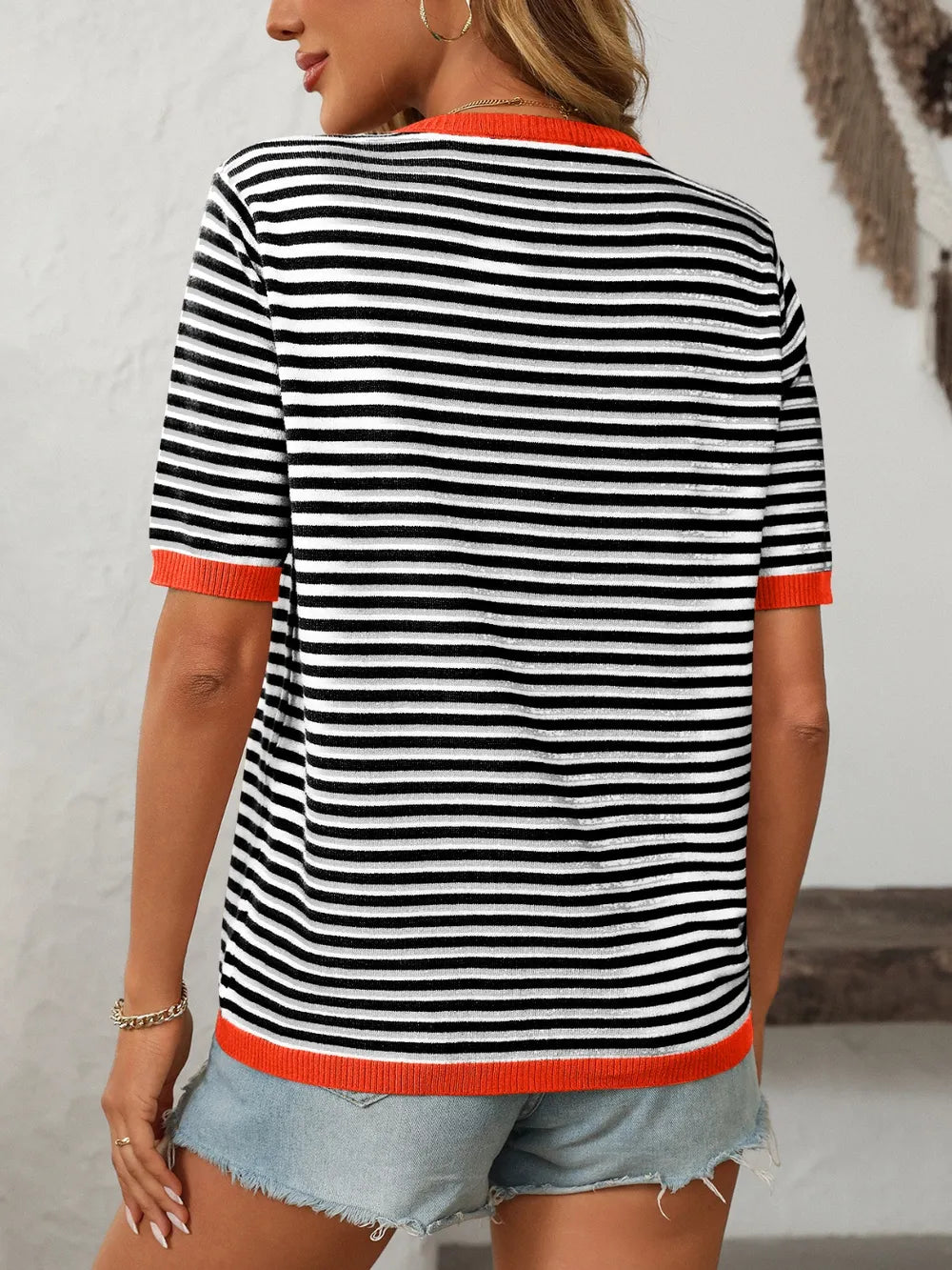The Brynn Striped Tee | STAHlin RADIANCE