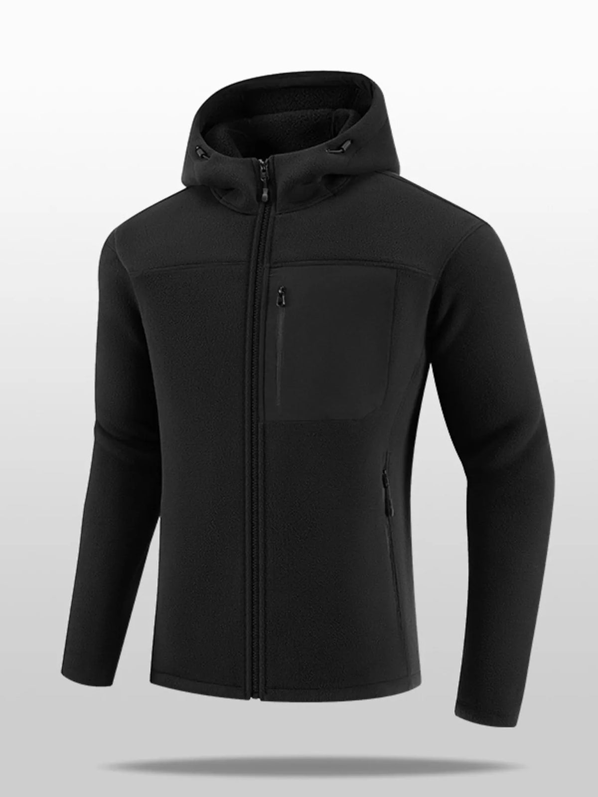 Men's Plus Size Hooded Fleece Full-Zip Jacket | STAHlin RADIANCE