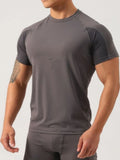 Men's Plus Size Round Neck Short Sleeve T-Shirt | STAHlin RADIANCE