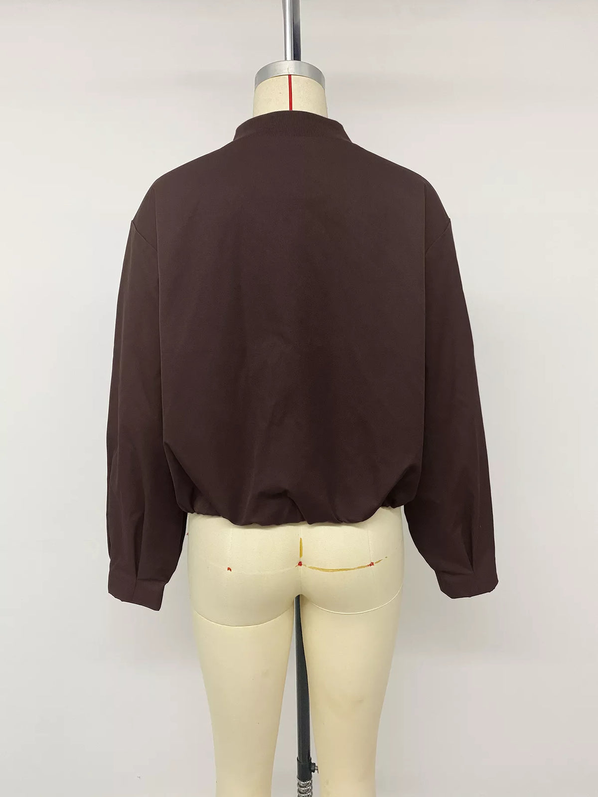 Zip Up Dropped Shoulder Jacket | STAHlin RADIANCE