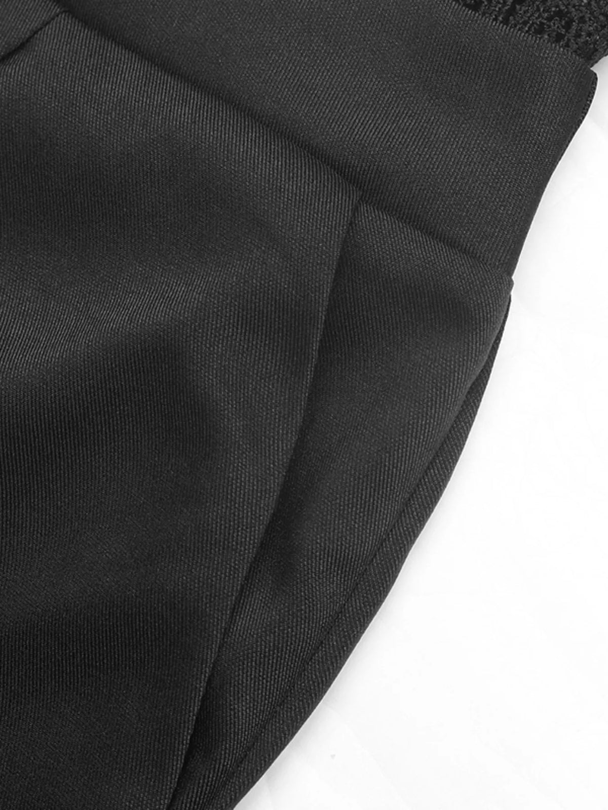 High-Waisted Wide-Leg Lace-Trimmed Pants | STAHlin RADIANCE
