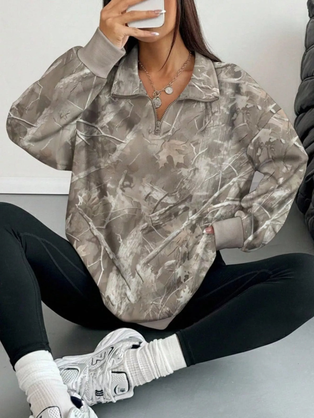 The Wren Printed Quarter-Zip | STAHlin RADIANCE