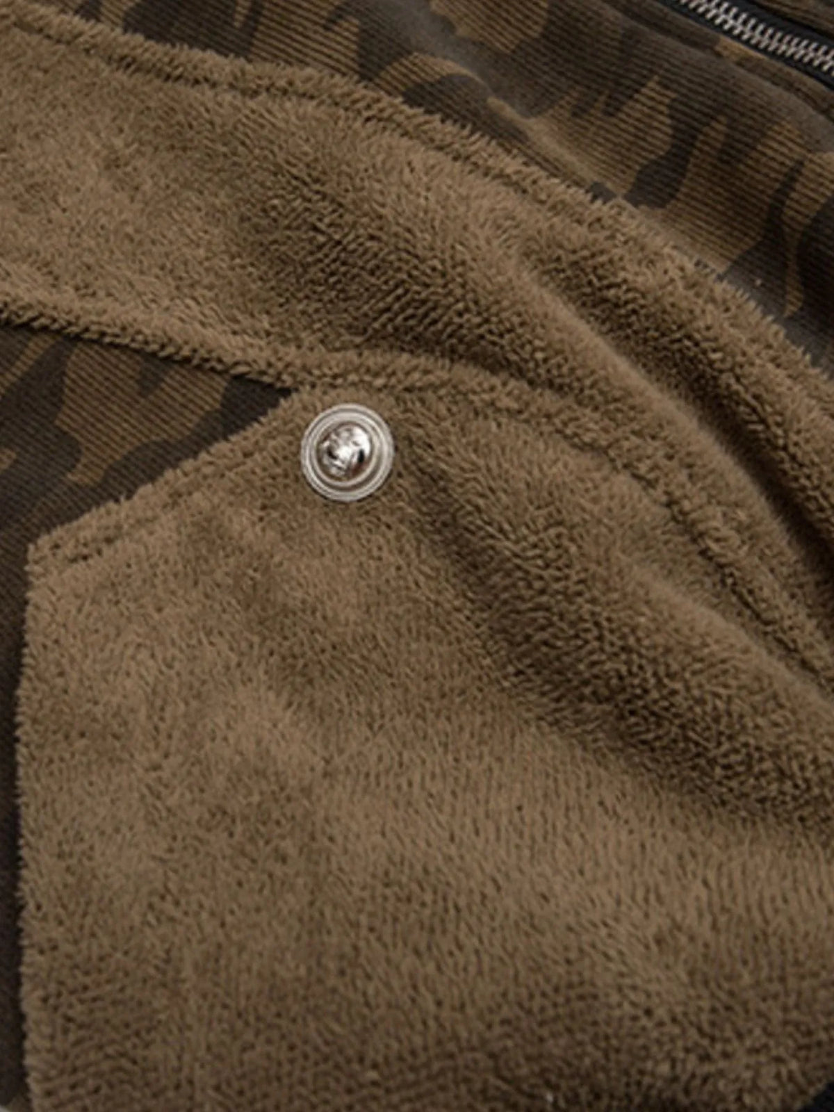 Men's Camouflage Faux Fur Hood Jacket | STAHlin RADIANCE