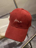 Embroidered Letter Baseball Cap | STAHlin RADIANCE