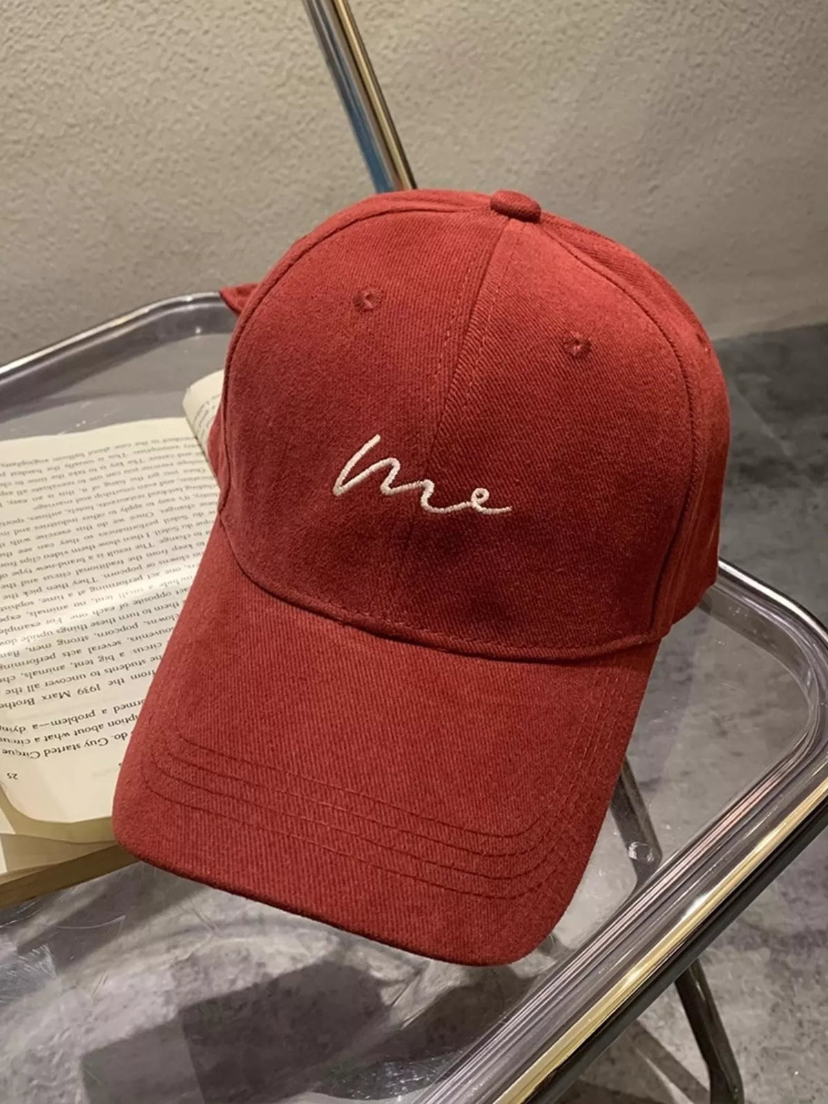 Embroidered Letter Baseball Cap | STAHlin RADIANCE